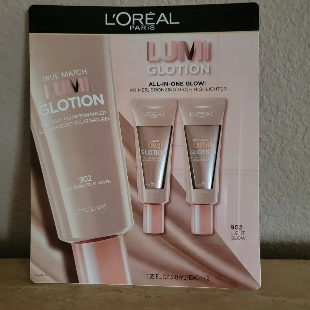 L'Oreal Paris Makeup True Match Lumi Glotion 902 Light 2 Pack
